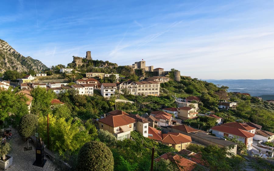 From Tirana/Golem/Durres: Kruja, Bazaar, Sari Salltik Day Trip