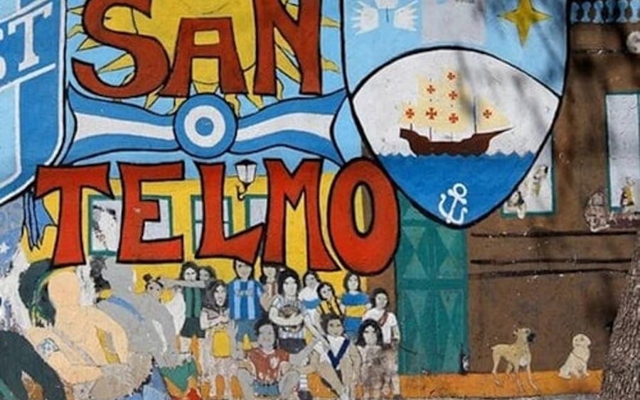 San Telmo Buenos Aires: Recorrido guiado a pie + Entrada a El Zanjón de Granados
