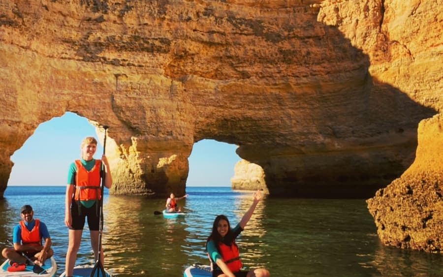 Benagil Cave: Sunrise Paddle from Benagil Beach