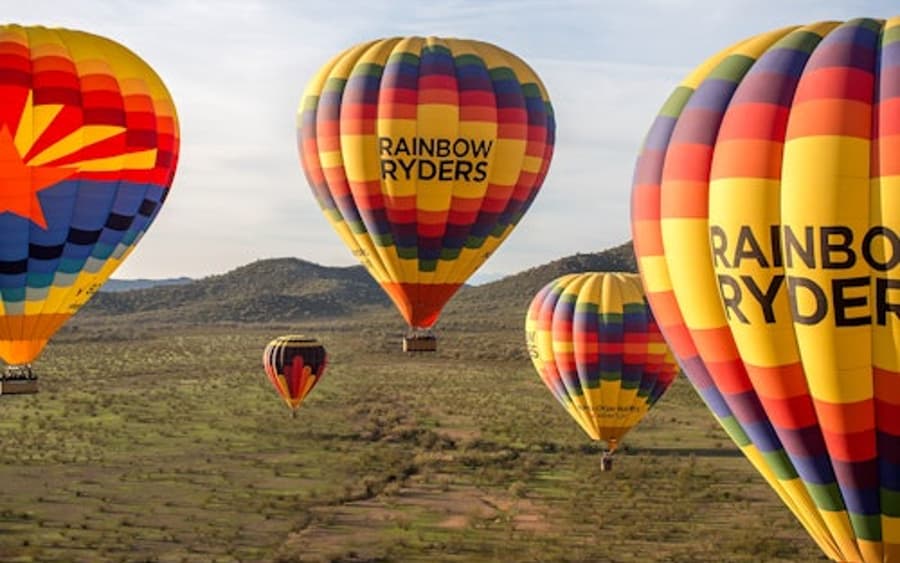 Phoenix: Gids bij Zonsopgang in een Luchtballon