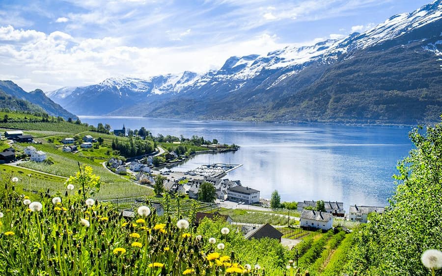 From Bergen: Hardangerfjord, Waterfalls, Culture & Apple Pie
