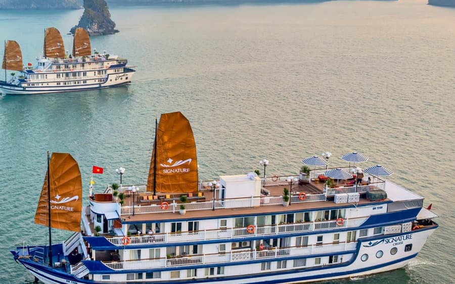 Hạ Long & Bai Tu Long Bay: 2D1N Cruise by Signature + Optional Transfer