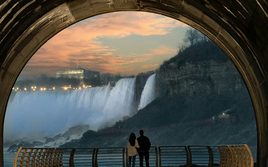 The Tunnel at The Niagara Parks Power Station: Evening Entry + Light Show
