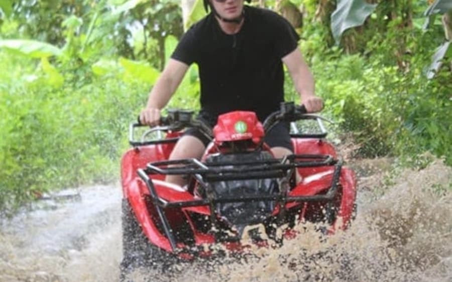 Kombinált ATV és Ayung-folyó Rafting Kaland ebéddel és masszázzsal