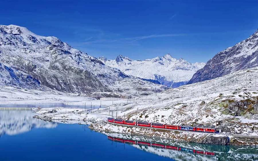 Бронирование мест на Bernina Express: Тирано в/из Сен-Мориц или Кур