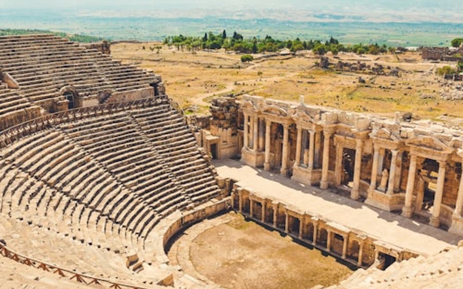 Hierapolis och Pamukkales travertiner: Dagsutflykt från Antalya