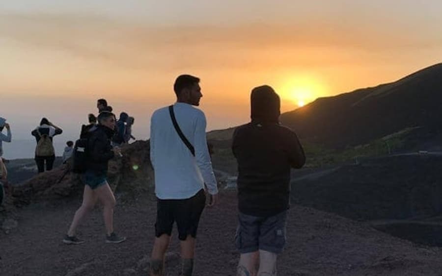 Etna Solnedgang Jeep Tur
