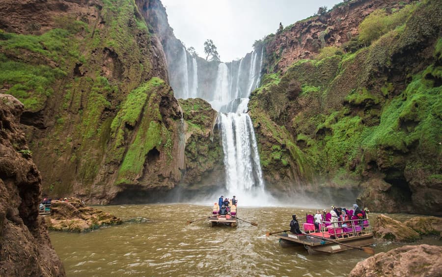 From Marrakesh: Full-Day Ouzoud Waterfalls Guided Hike with Boat Ride