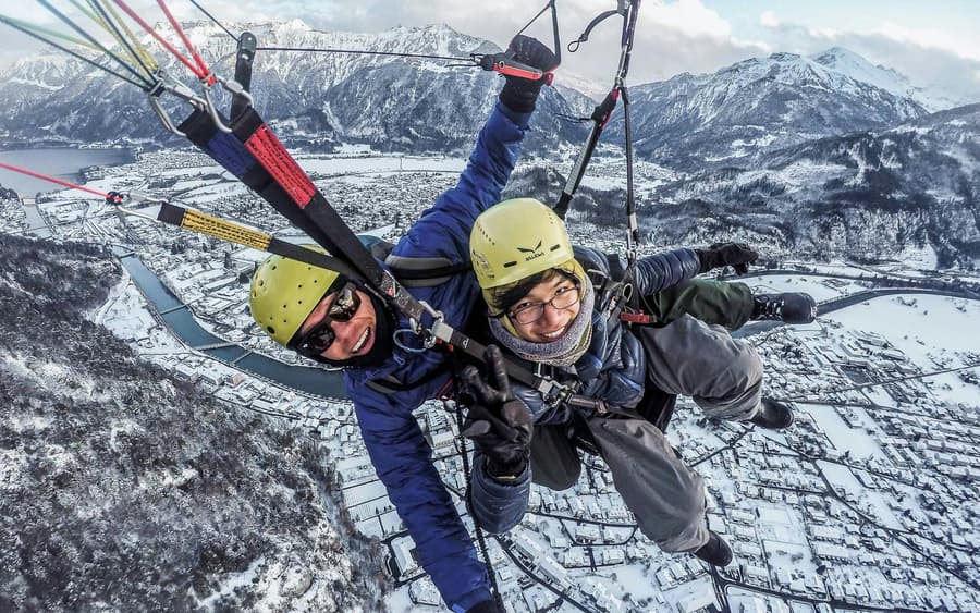 Interlaken Tandem Paragliding Flight