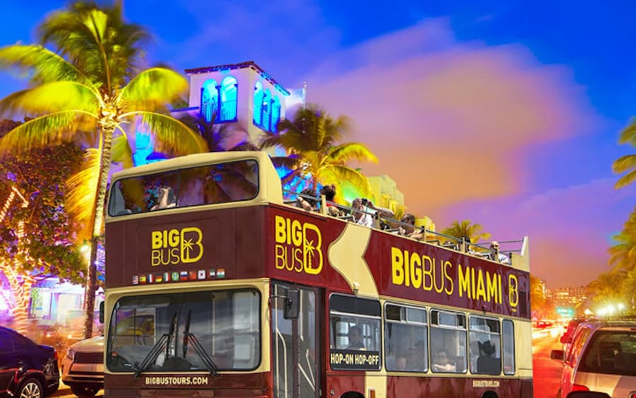 Big Bus Miami: Sightseeing Tour by Night