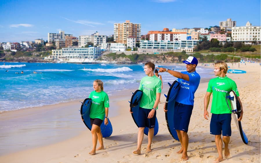 2-timers surfekurs på Bondi Beach