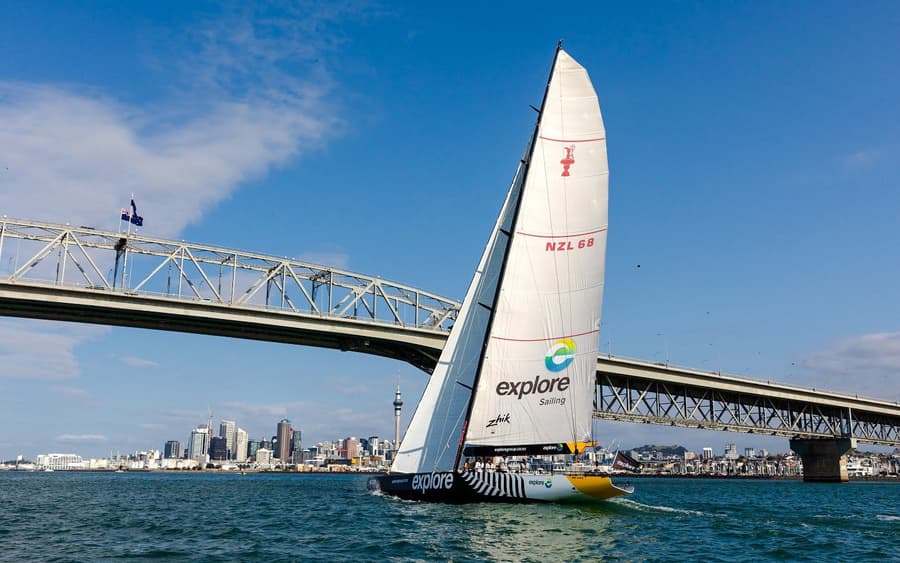 Auckland Waitemata Harbour America's Cup Sailing Experience