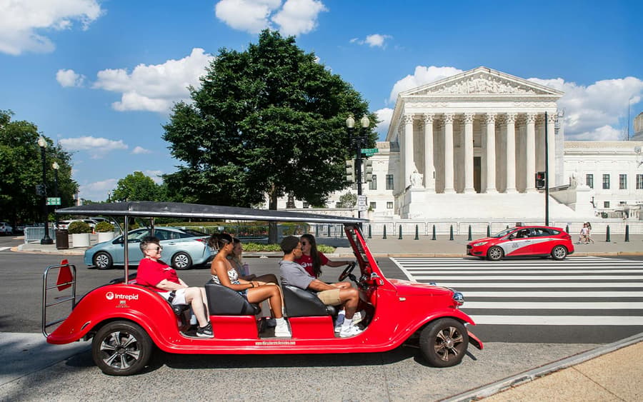Washington DC Monuments and Memorials Electric Cart Tour