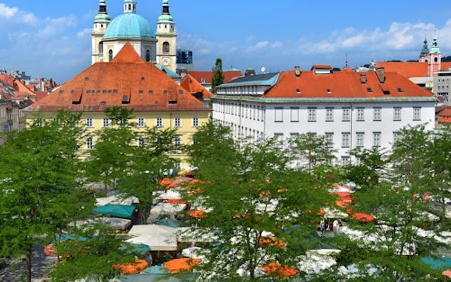 Ljubljana városközpont és Ljubljana vára: Vezetett túra