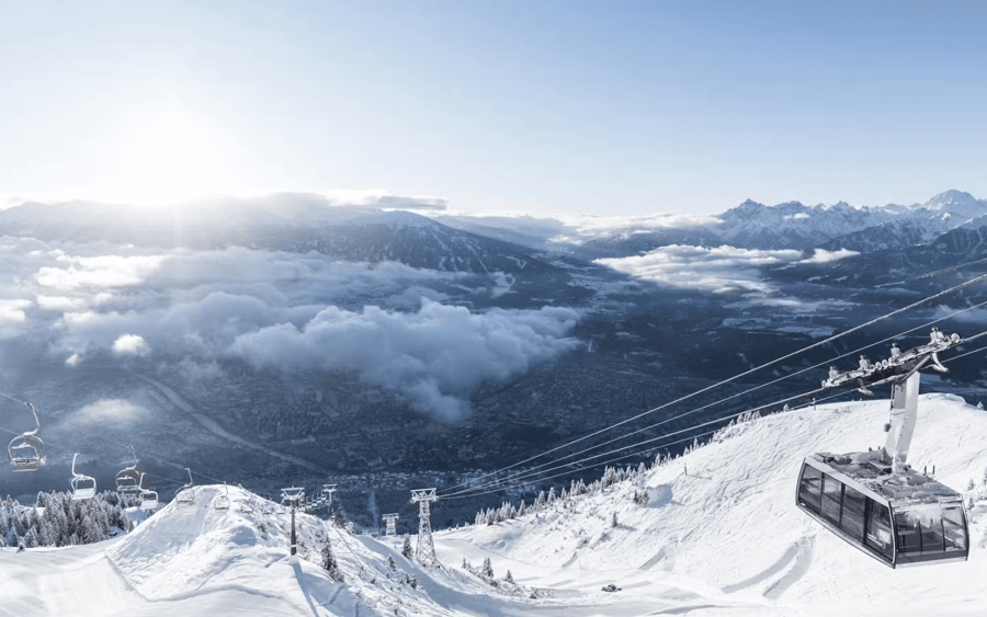 Kereta Gantung Pulang Pergi: Puncak Innsbruck