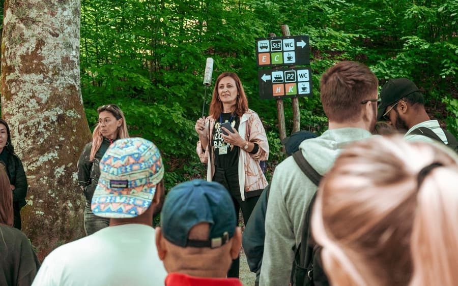 Desde Zadar: Excursión guiada de día completo al Parque Nacional de los Lagos de Plitvice