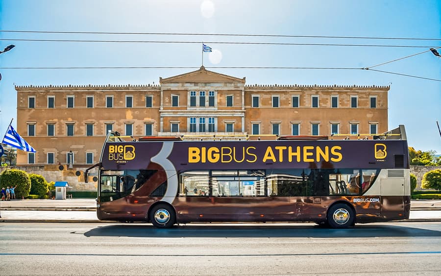 Xe Buýt Lớn: Tour Xe Buýt Lên Xuống Tự Do tại Athens