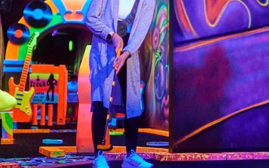 Rock of Ages Blacklight Mini Golf
