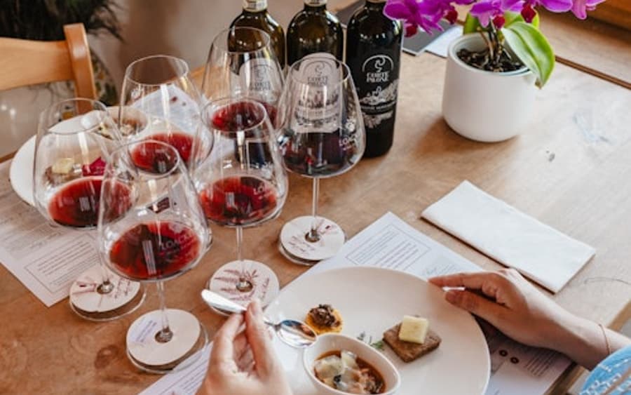 Οινοποιείο Corte Pavone Estate: Γευσιγνωσία Κρασιών στη Montalcino + Γκουρμέ Μπουκιές