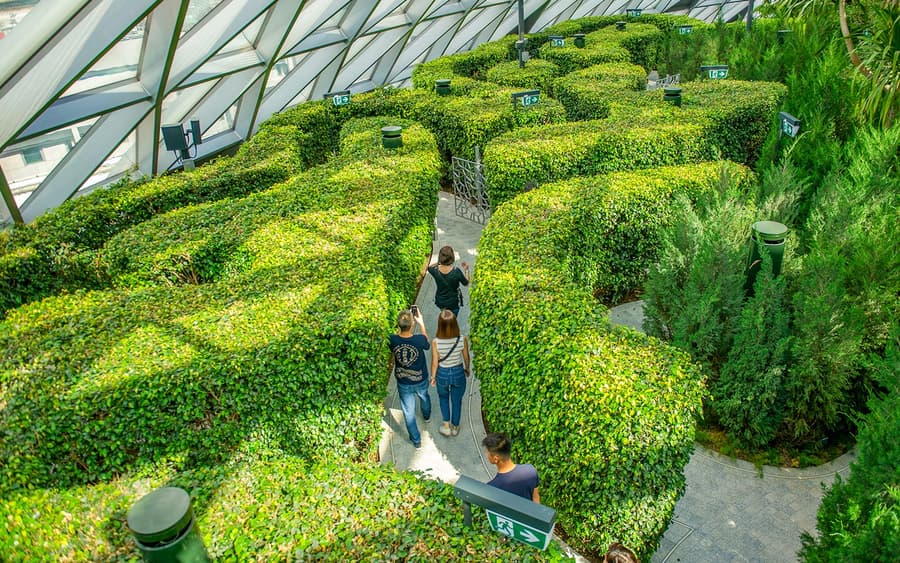 Jewel Changi Canopy Park -liput verkkoalueineen
