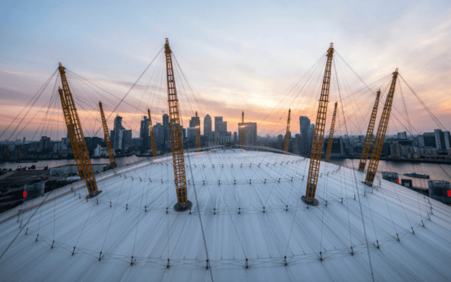 Up at The O2 Climb