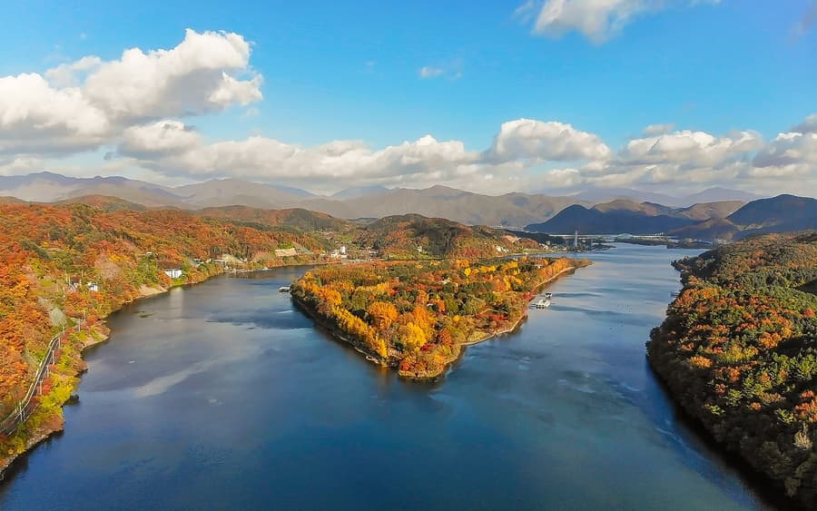 Heldagstur til Nami Island med Gangchon Skinnecykel