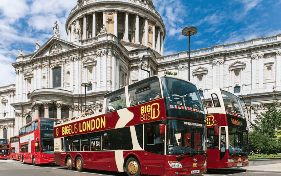 Big Bus: London Hop-on-Hop-off Bus Tour with Optional Thames River Cruise & Evening Tour