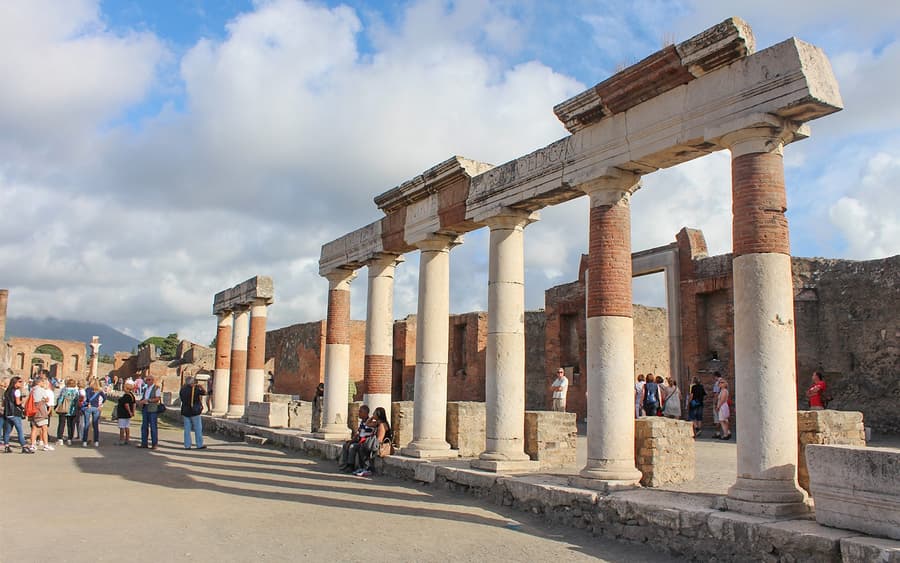 Vanuit Rome: Dagtrip naar Sorrento & Pompei met Toegangstickets