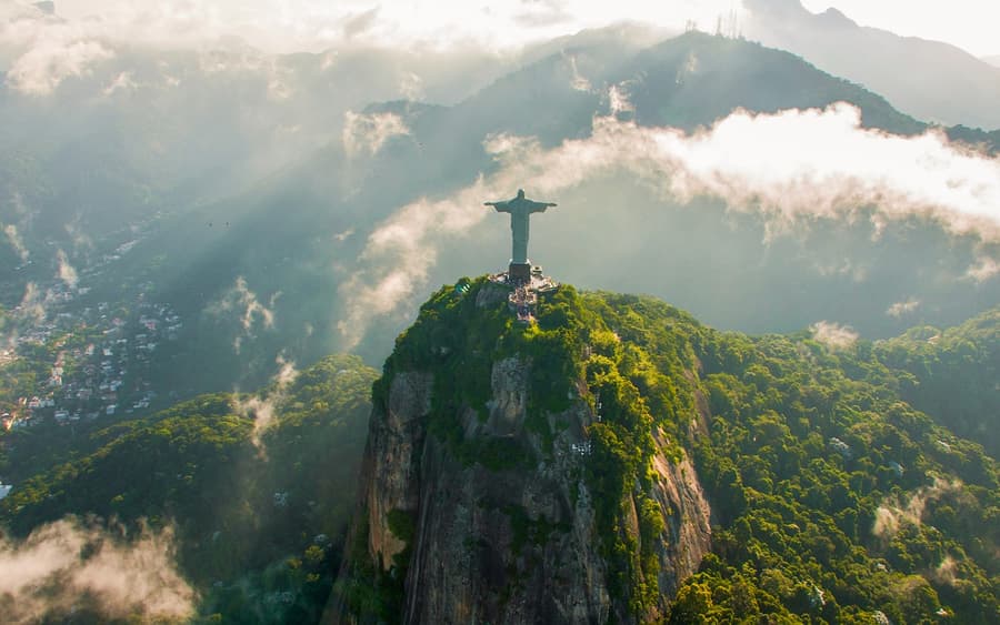 Rio, Chrystus Zbawiciel i Głowa Cukru: Wycieczka Helikopterem z Laguny