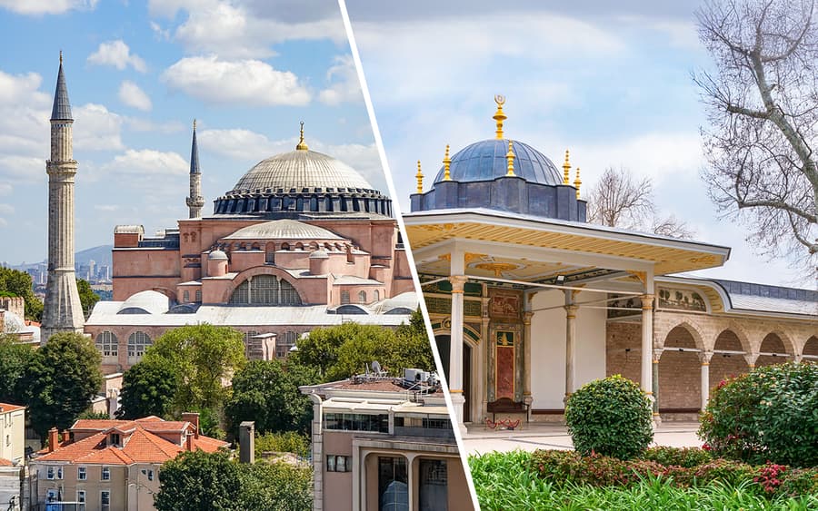 Offre Combo : Billets coupe-file pour le Palais de Topkapi et la Sainte-Sophie