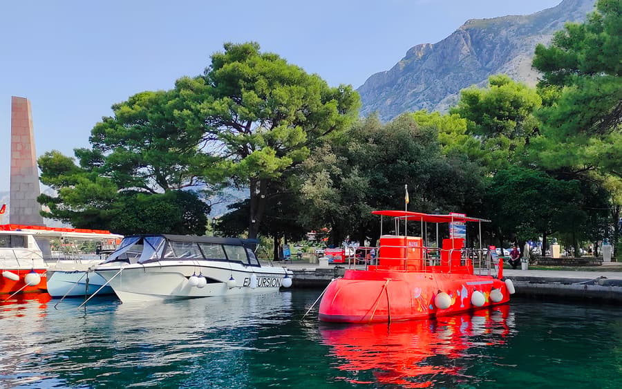 From Kotor: Boka Bay Panorama and Underwater Experience in a Submarine