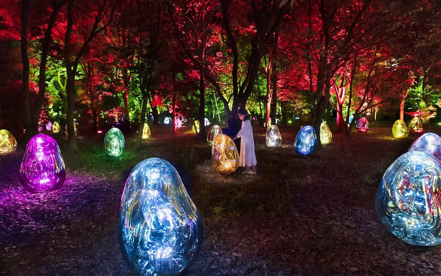 Tiket ke Taman Botani teamLab di Osaka