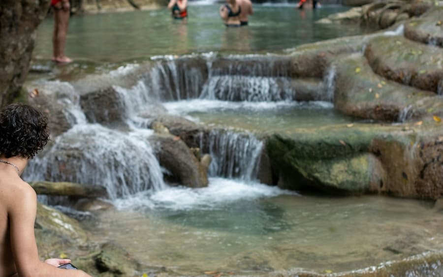 From Bangkok: Erawan National Park Tour - Erawan Waterfall & River Kwai Bridge