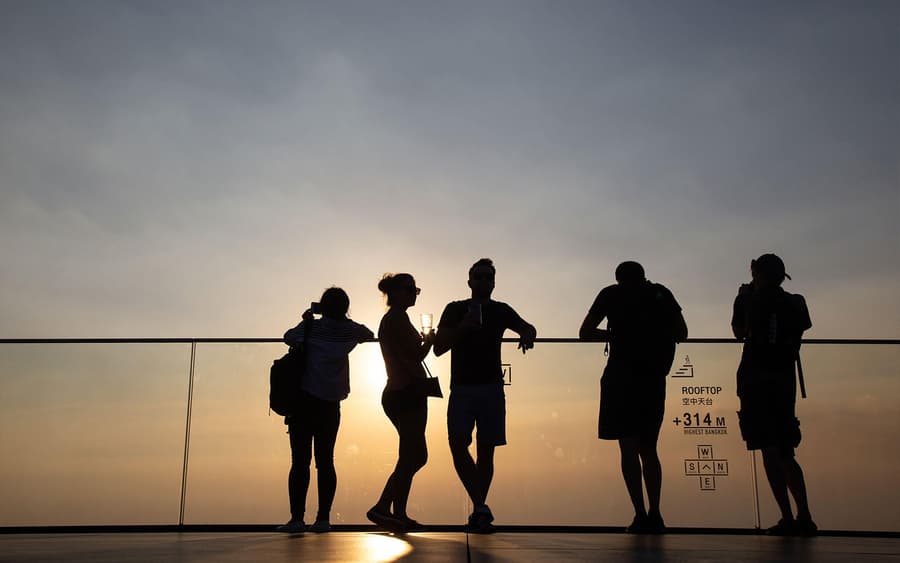 Mahanakhon SkyWalk Sunset-Tickets Bangkok