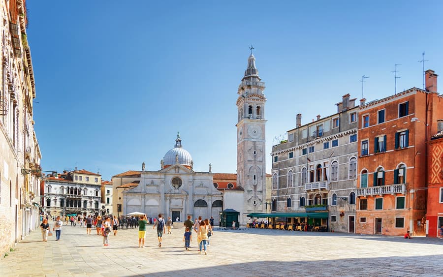 Tour a piedi di Venezia con giro in gondola sul Canal Grande