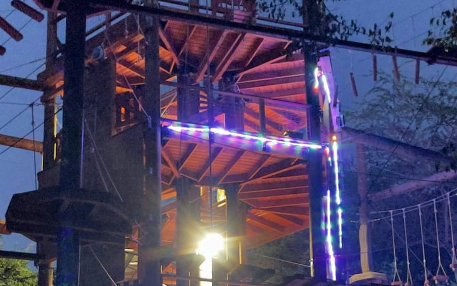 Coral Crater Adventure Park: Night Ninja Adventure Course + Campfire & S'mores