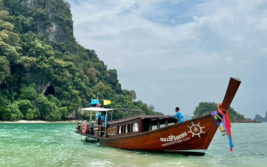 Hong Island: One Day Tour by Luxury Vintage Boat