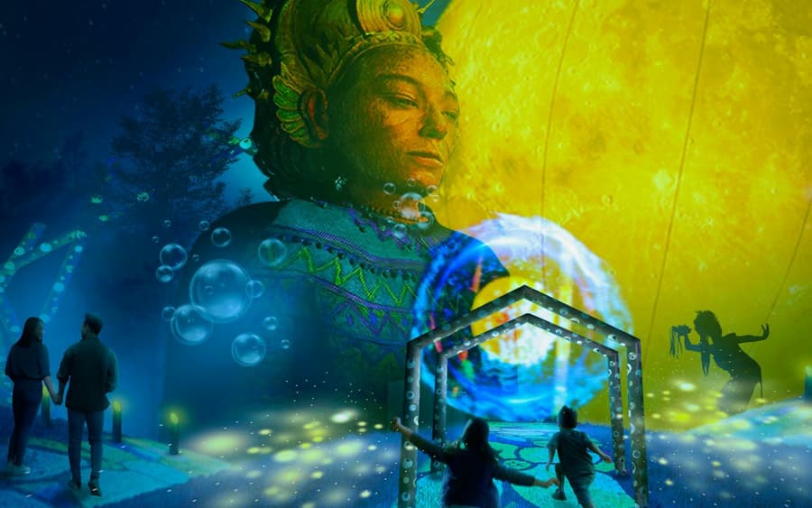 Hikaria Bali: Immersive Night Walk + Dress Rental + Photo Service