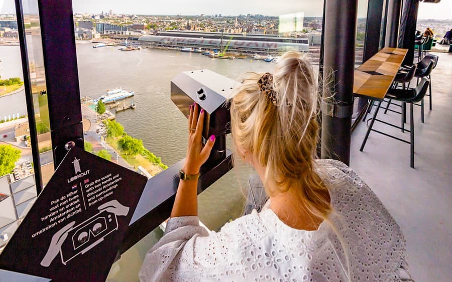 Bilete cu acces rapid la A'DAM Lookout cu 2 băuturi