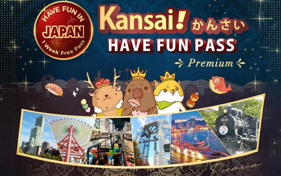 Have Fun Pass: USJ Ticket + KIX Airport Transfer + JR Kansai Pass & More
