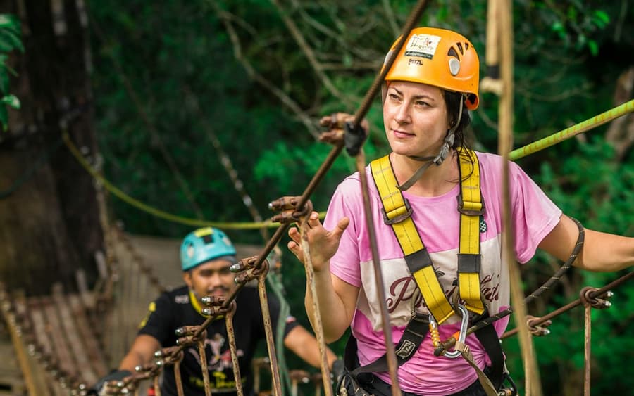 Phuket: Hanuman World Zipline with Hotel Transfer