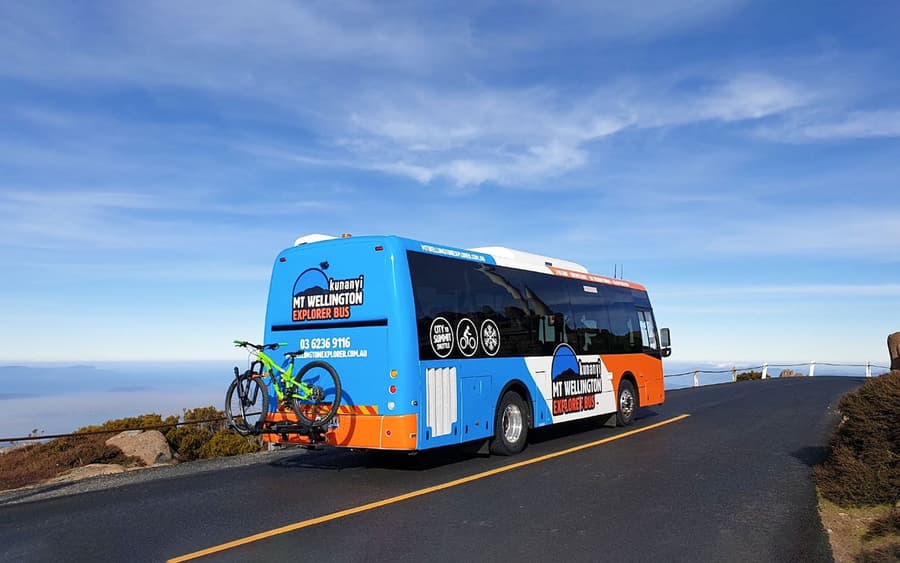 Przepustka na jednorazowy przejazd autobusem kunanyi/Mt Wellington Explorer