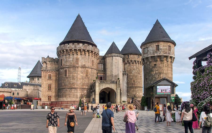 Billetter til Sun World Ba Na Hills med indisk buffé-lunsj