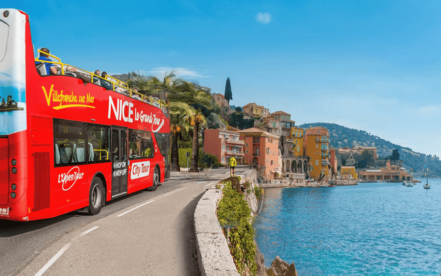 Περιήγηση με Λεωφορείο 'Hop On Hop Off' στη Νίκαια και το Βιλφράνς