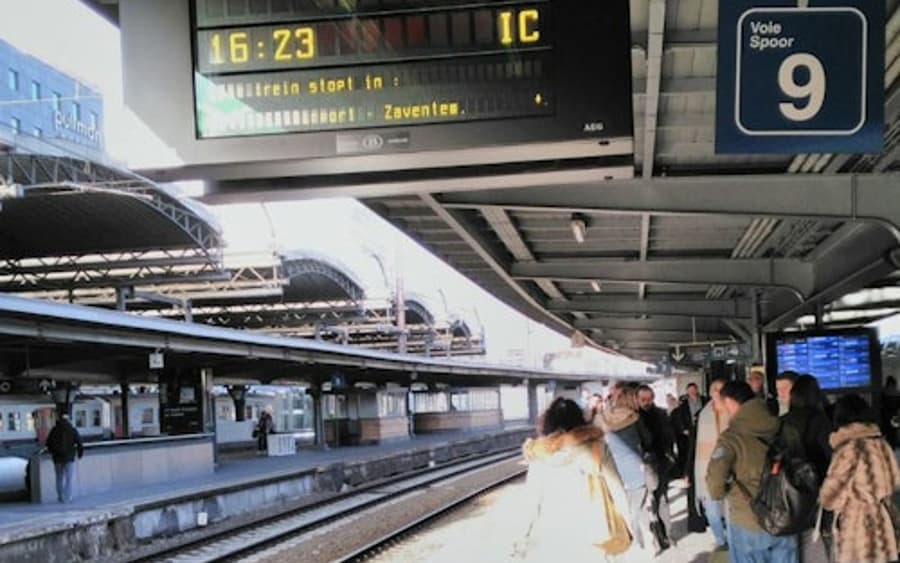 Tåg från Zaventem flygplats till Bryssel