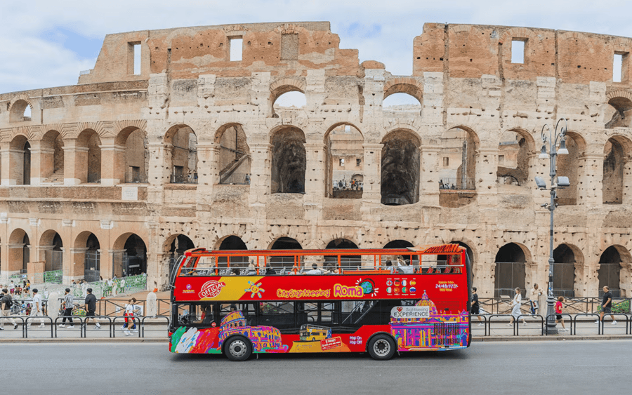 City Sightseeing: Tour in Bus Hop On Hop Off di Roma