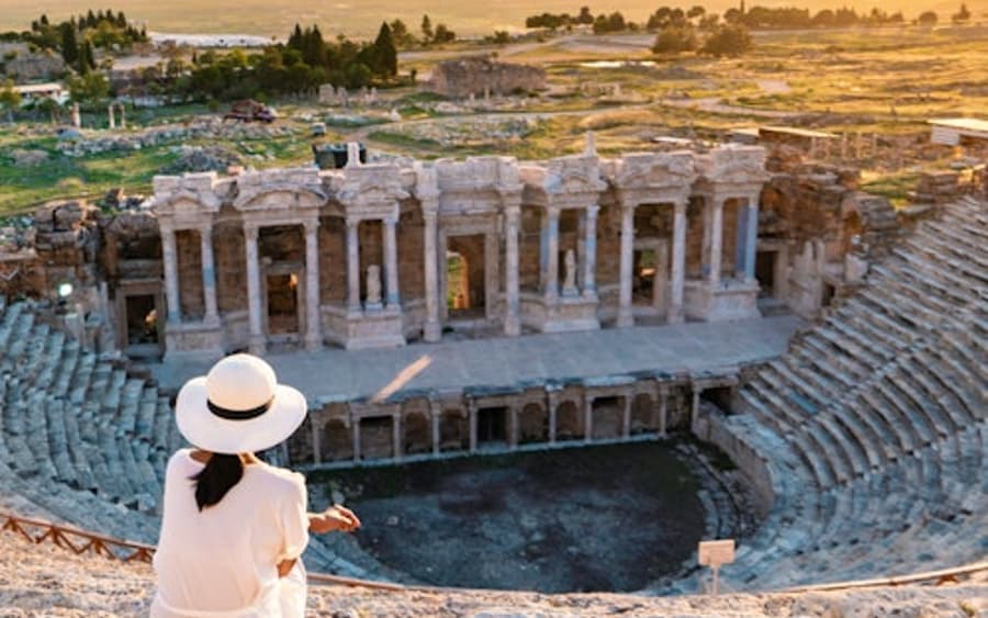 Hierapolis & Travertiner i Pamukkale: Dagsutflykt från Bodrum