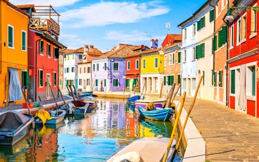 Murano e Burano: tour in barca da Piazza San Marco + dimostrazione di soffiatura del vetro