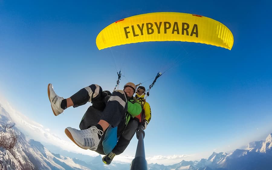 Vé Bay Đôi Nhảy Dù Tại Zermatt Với Khung Cảnh Matterhorn