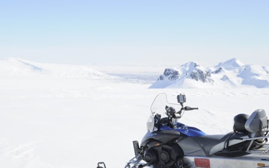 Cascada Gullfoss: Tur cu snowmobilul